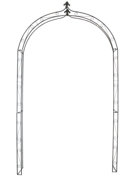 Arche de jardin style Art déco en Fer forgé Bronze Lucia - 2