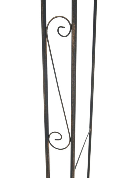 Arche de jardin style Art déco en Fer forgé Bronze Lucia - 3