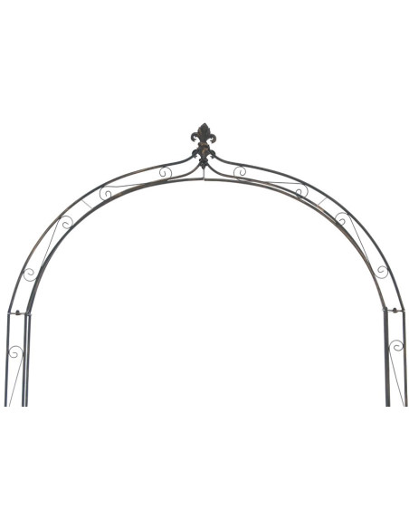 Arche de jardin style Art déco en Fer forgé Bronze Lucia - 4