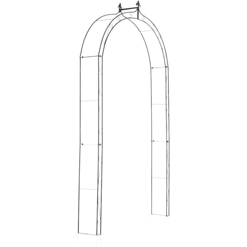 Arche de jardin style Art déco en Fer forgé Bronze Lucia - 1