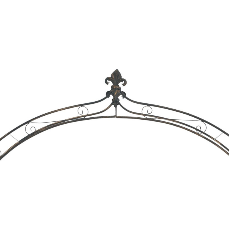 Arche de jardin style Art déco en Fer forgé Bronze Lucia - 6