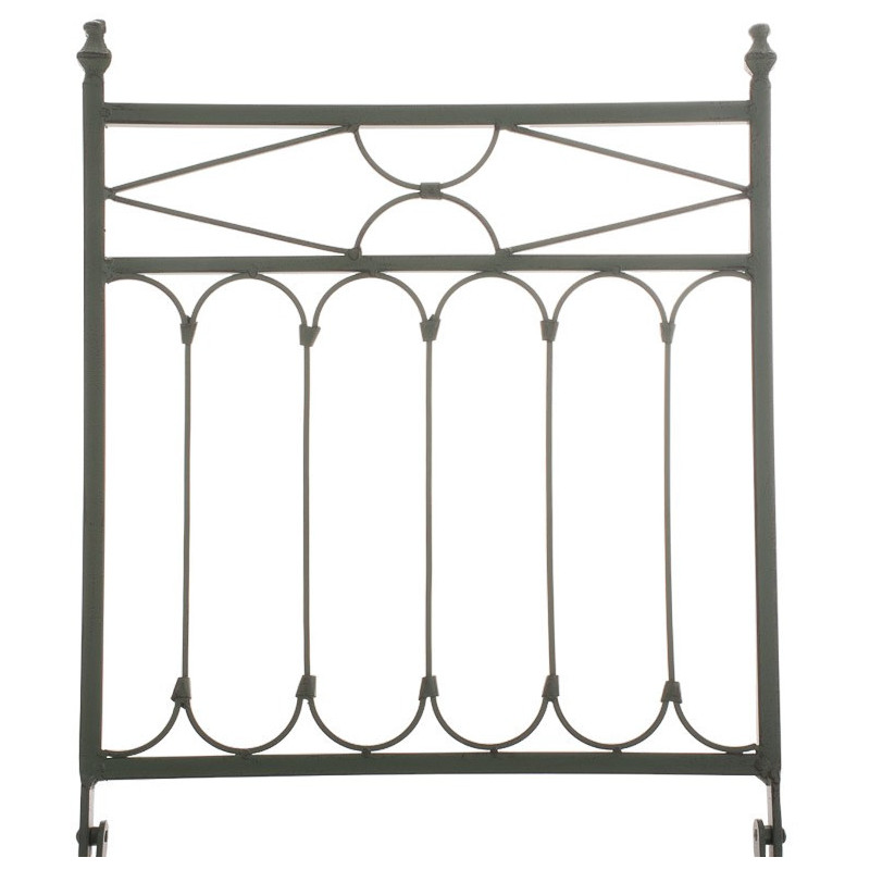 Chaise de jardin pliante en Fer forgé Vert vieilli Aleesha - 3