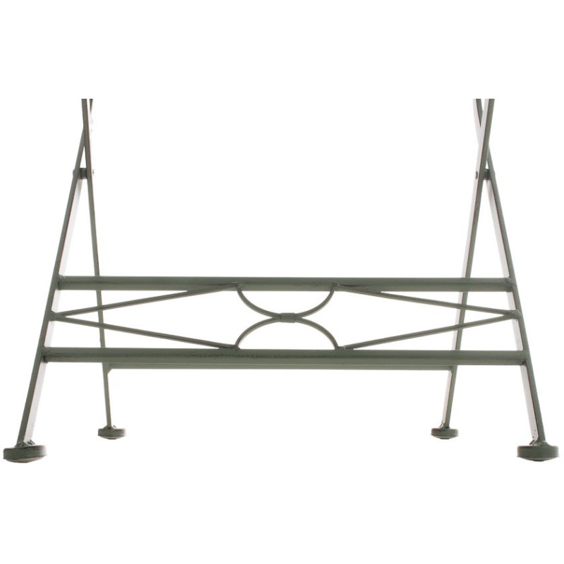 Chaise de jardin pliante en Fer forgé Vert vieilli Aleesha - 7