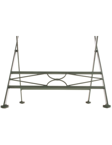 Chaise de jardin pliante en Fer forgé Vert vieilli Aleesha - 7