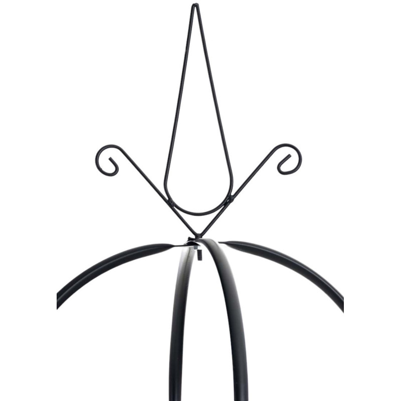 Tuteur obélisque plantes grimpantes en Métal Noir Hauteur 190 cm Heck - 3