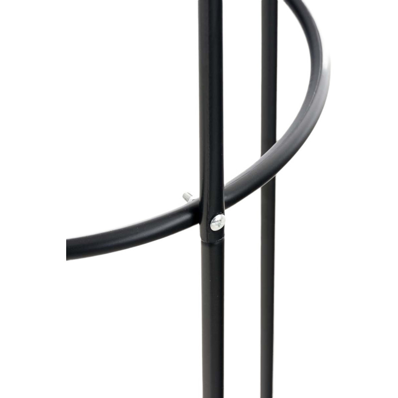 Tuteur obélisque plantes grimpantes en Métal Noir Hauteur 190 cm Heck - 5