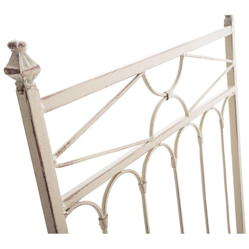 Chaise de jardin pliante en Fer forgé Crème vieilli Aleesha - 6