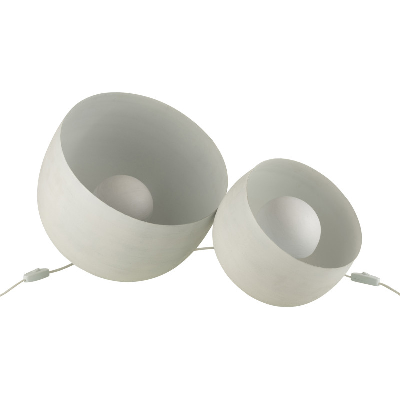 Lampe à poser Spot Jash en Métal Blanc - 5
