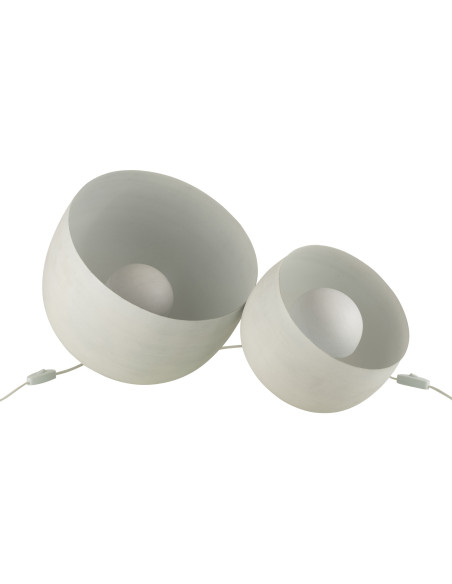 Lampe à poser Spot Jash en Métal Blanc - 5