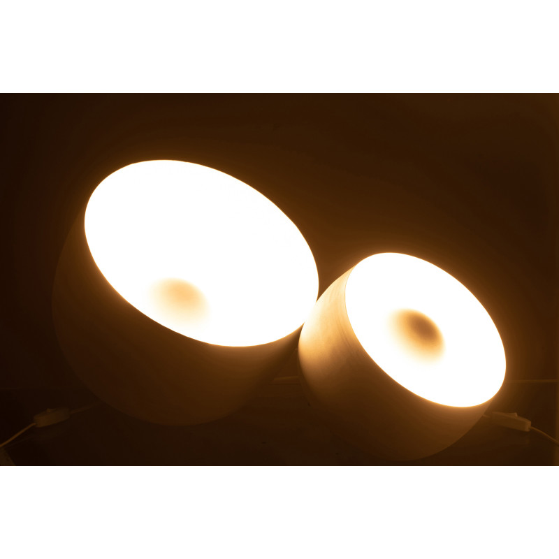 Lampe à poser Spot Jash en Métal Blanc - 7