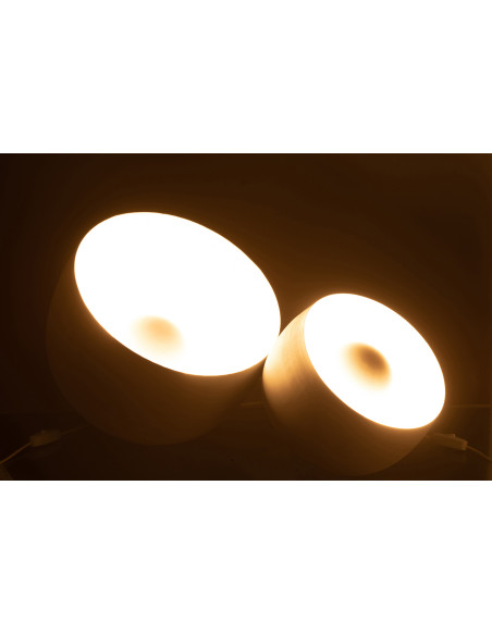 Lampe à poser Spot Jash en Métal Blanc - 7