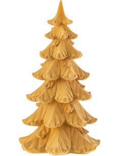 Sapin de Noël 30 cm en Résine Ocre - 1