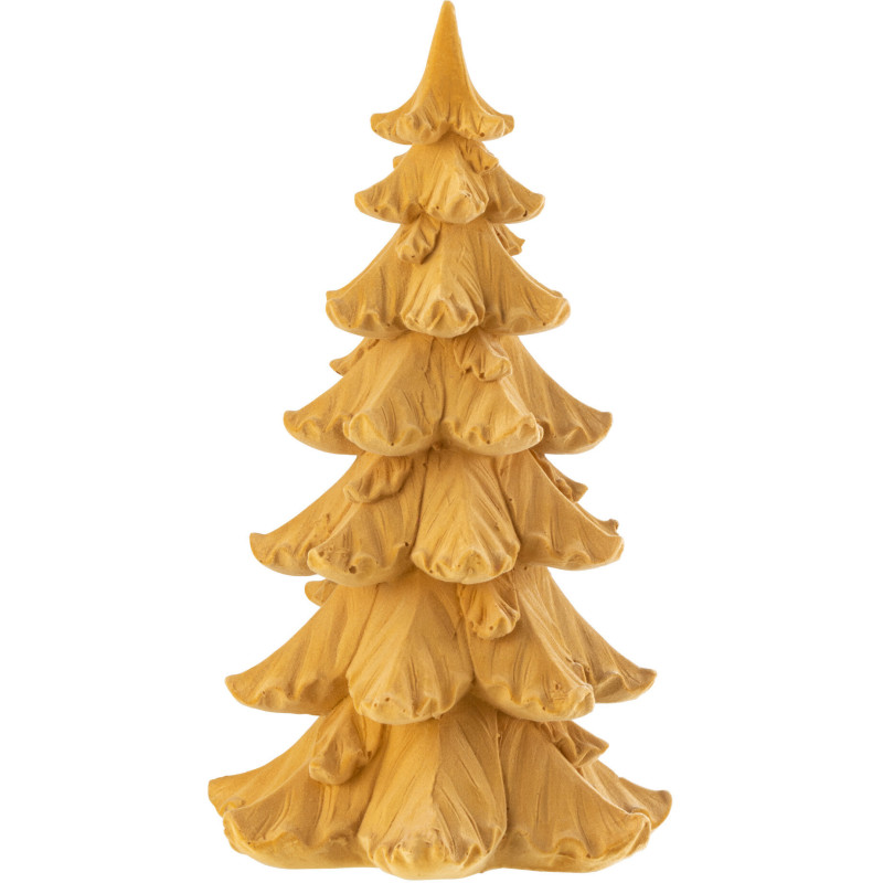 Sapin de Noël 30 cm en Résine Ocre - 1