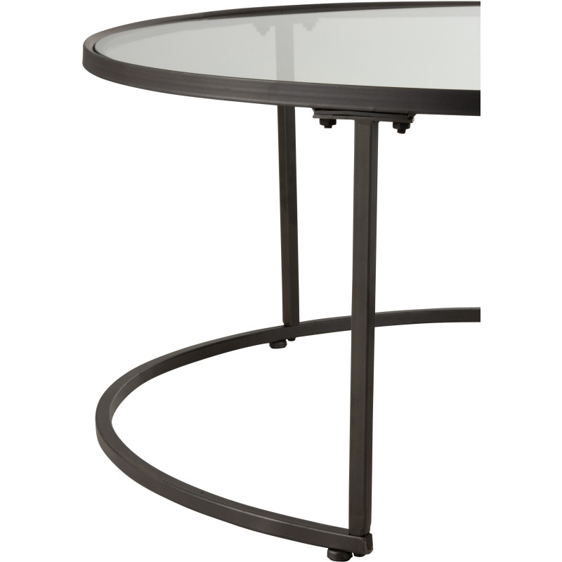 Table Basse moderne Gigogne Originale Ronde J Line - 5