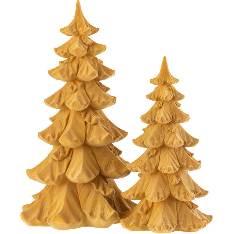 Sapin de Noël 40 cm en Résine Ocre - 2