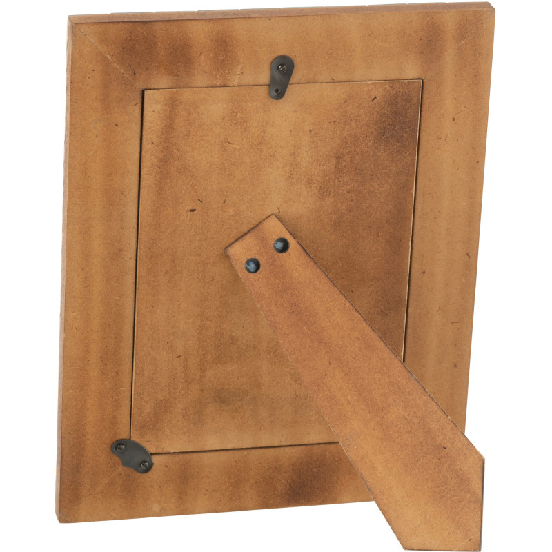 Cadre photo Wall en Bois Corne Gris Motif carrés pour photo 13x18 - 3