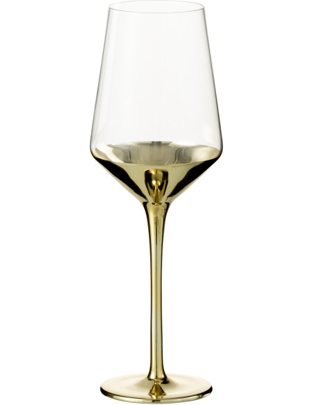 Verre à vin Silao en Verre Doré Transparent - 1