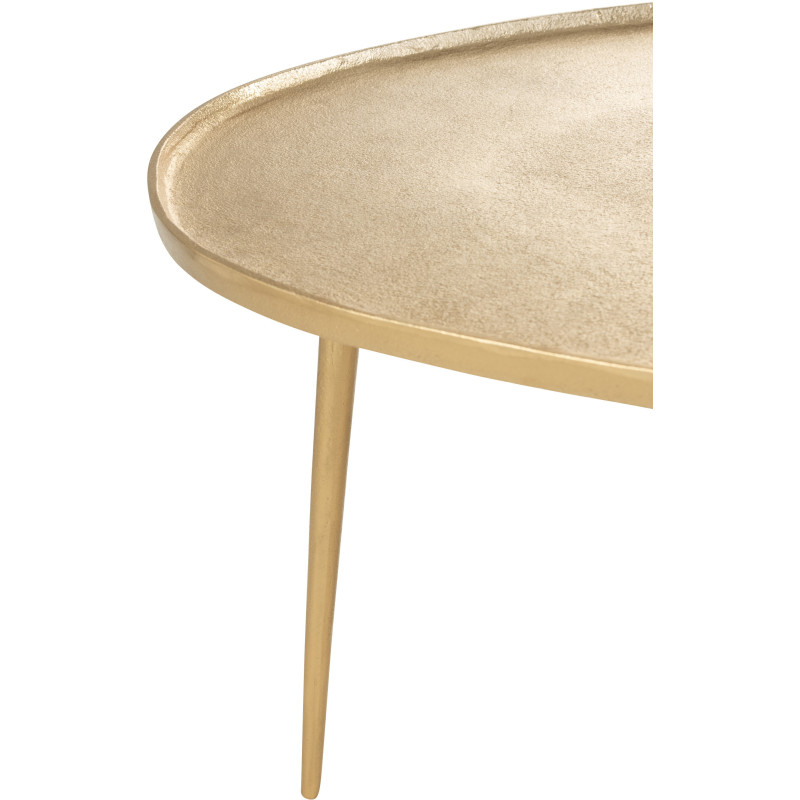 Tables basses modernes dorée en métal - 2