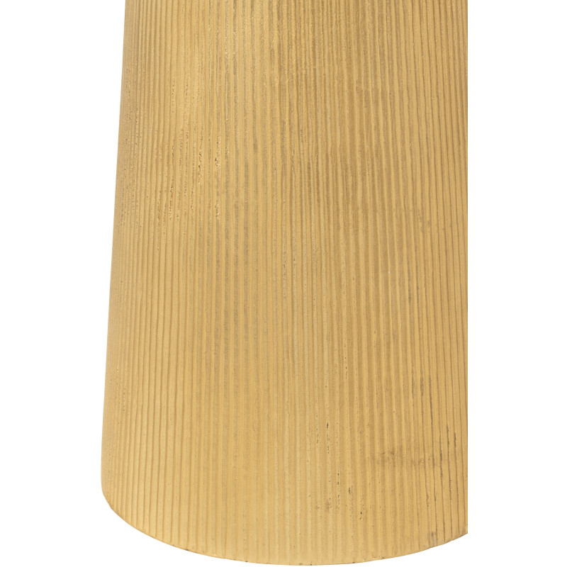 Sellette Haute Ronde Louane en Aluminium Doré - 3