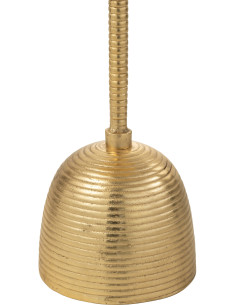 Sellette Haute Ronde Lera en Aluminium Doré J-Line - 2