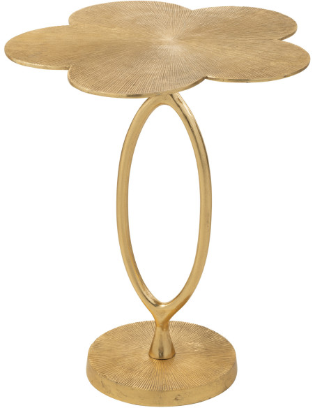 Sellette Haute Originale Tiana en Aluminium Doré - 1