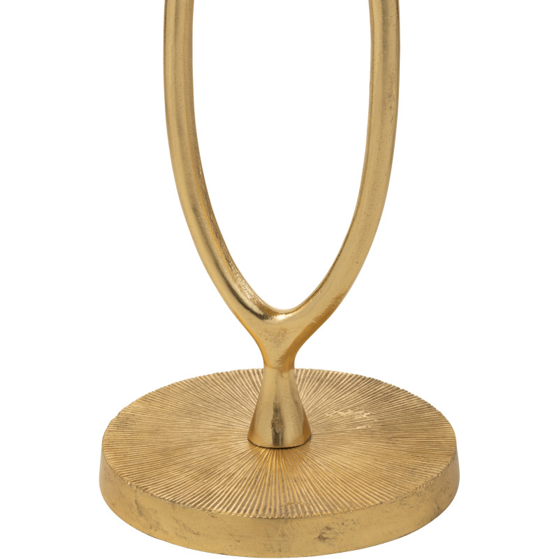 Sellette Haute Originale Tiana en Aluminium Doré - 2