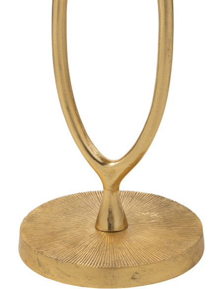 Sellette Haute Originale Tiana en Aluminium Doré - 2