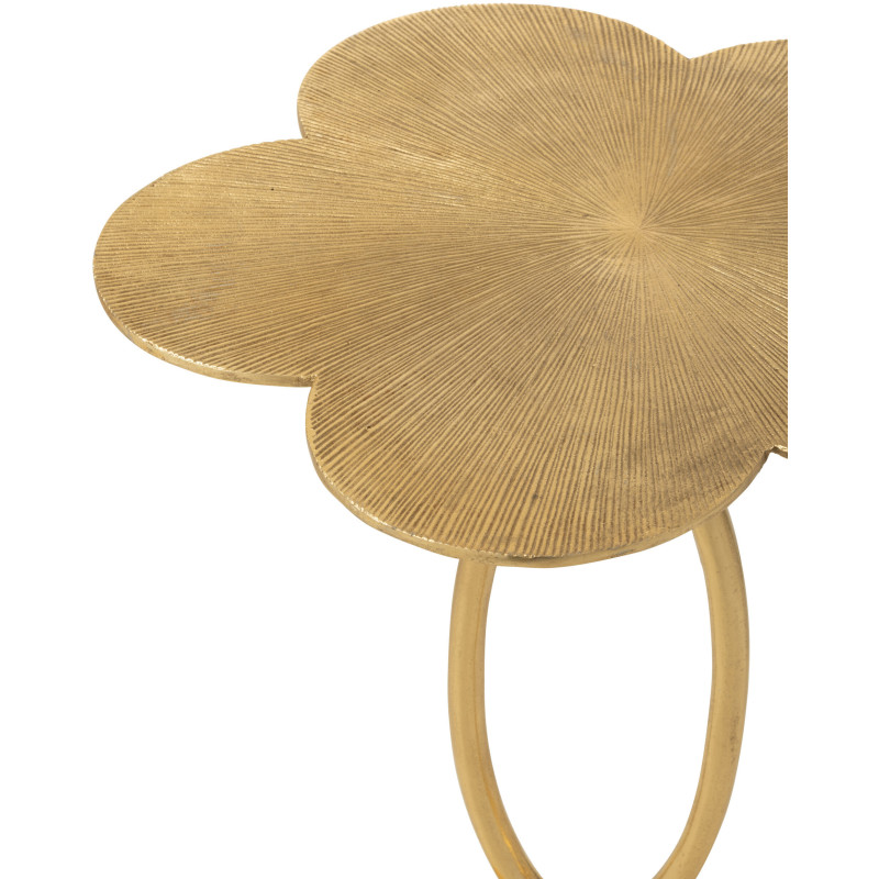 Sellette Haute Originale Tiana en Aluminium Doré - 3