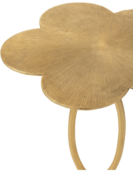 Sellette Haute Originale Tiana en Aluminium Doré - 3