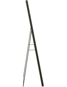 Miroir Sur pied Rectangulaire Amatera en Aluminium Noir - 2