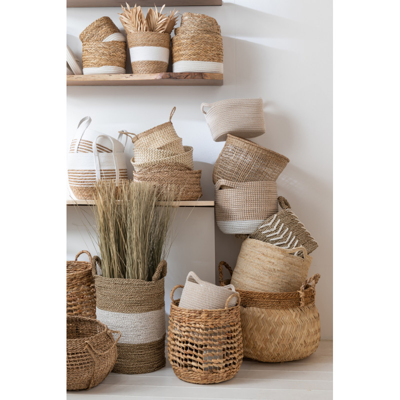 Bouquet Plante décorative XL Hauteur 95 cm en Herbe sèche Vert Métal Selvion - 2