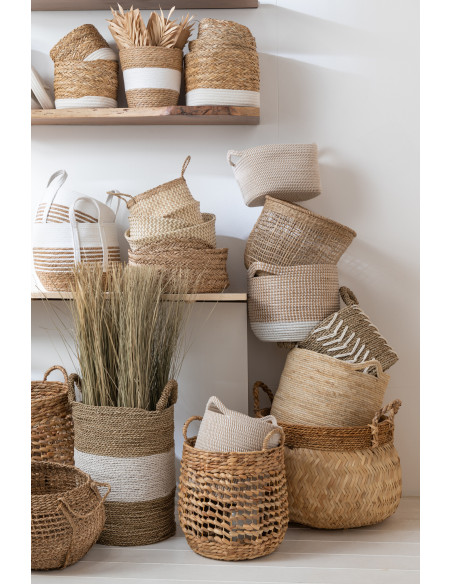 Bouquet Plante décorative XL Hauteur 95 cm en Herbe sèche Vert Métal Selvion - 2