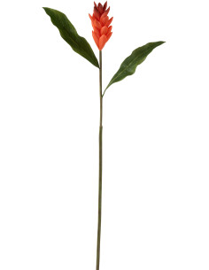 Fleur artificielle XXL réaliste Lys Hauteur 94 cm en Plastique Orange Vert - 1
