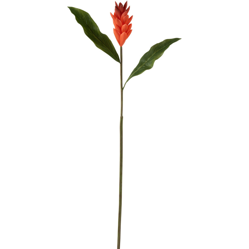 Fleur artificielle XXL réaliste Lys Hauteur 94 cm en Plastique Orange Vert - 1