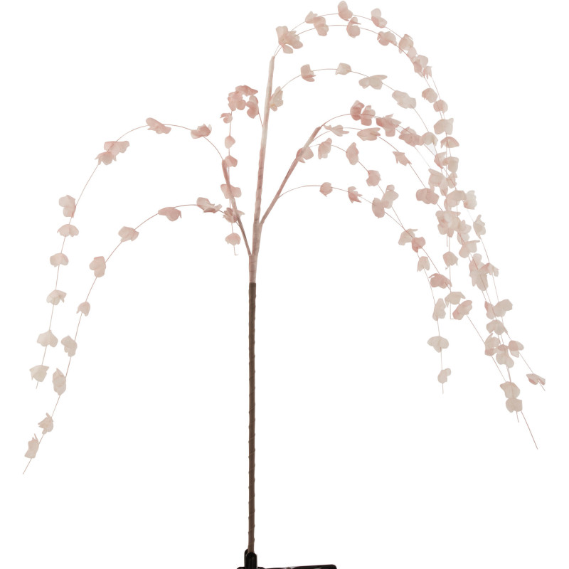 Branche Feuilles artificielles XL réaliste Hauteur 122 cm en Mousse Eva Rose - 1