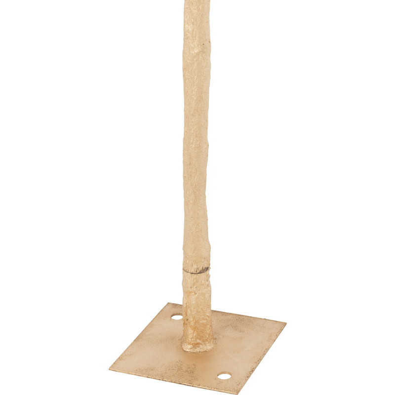 Arbre artificiel XL Feuilles de palmier 140 cm en Métal Doré - 2