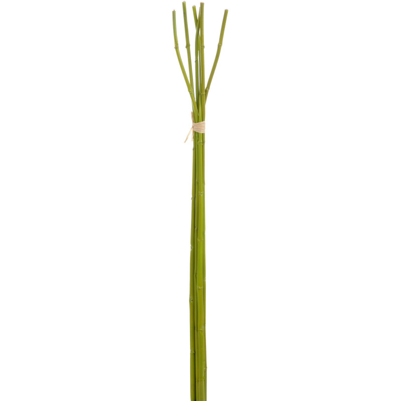 Plante artificielle XXL réaliste Bambou Hauteur 110 cm en Plastique Vert (Lot de 6) - 1