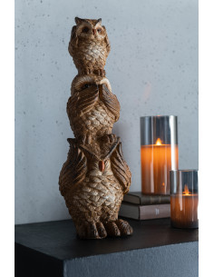 Bougie Led moderne Hauteur 12 cm en Verre Gris Agma - 2