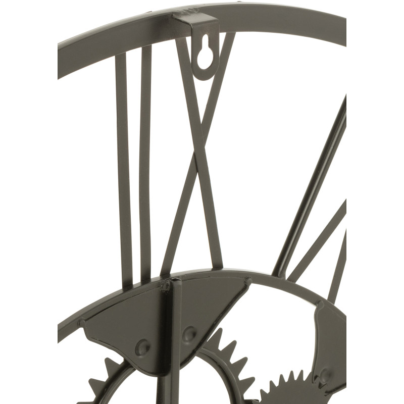 Horloge murale Ronde 60 cm Fugit en Métal Noir - 3