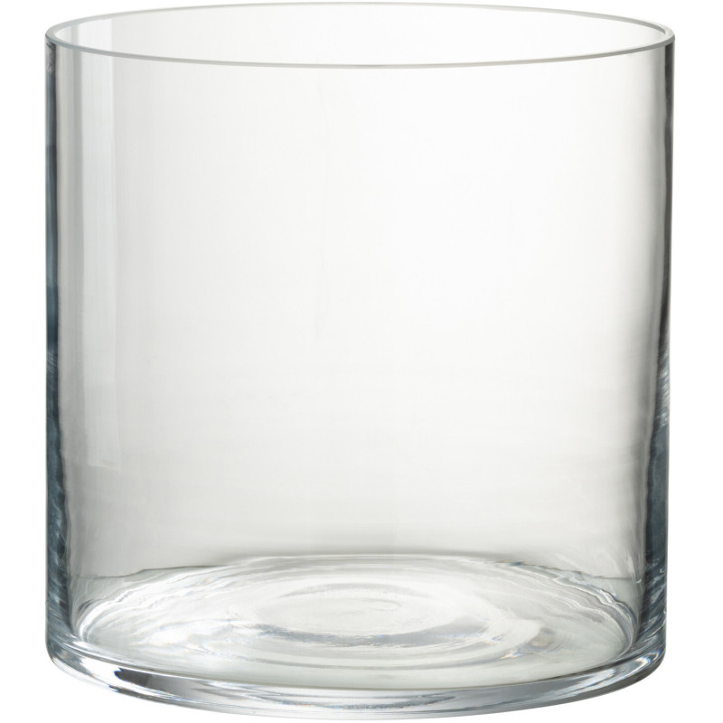 Photophore moderne rond Diamètre 21 cm en Verre Transparent Mavi - 1