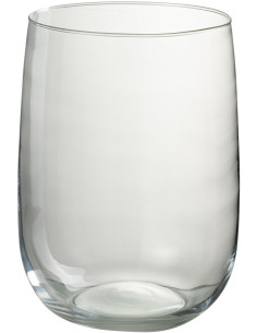 Photophore moderne Oeuf Diamètre 16 cm en Verre Transparent Orvio - 1