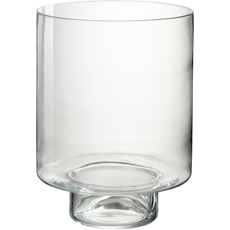 Photophore moderne XL Diamètre 26 cm en Verre Transparent Stanio - 1