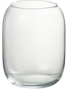 Photophore moderne XL Bocal Diamètre 17 cm en Verre Transparent Wenio - 1