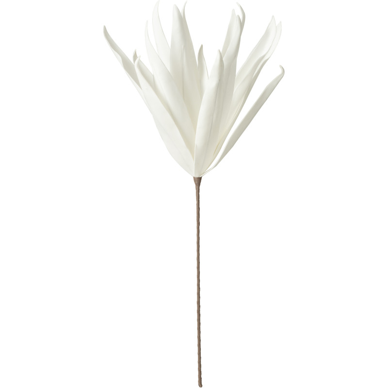 Fleur artificielle XXL réaliste Hauteur 90 cm en Mousse Eva Blanc Plastique Marron - 1