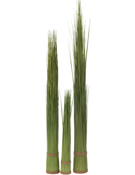 Plante artificielle Fagot XXL réaliste Herbes Hauteur 145 cm en Plastique Vert - 2