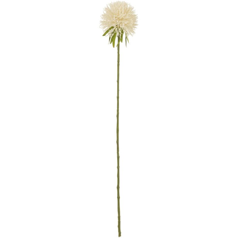 Fleur artificielle réaliste Alium Hauteur 44 cm en Plastique Blanc Vert - 1