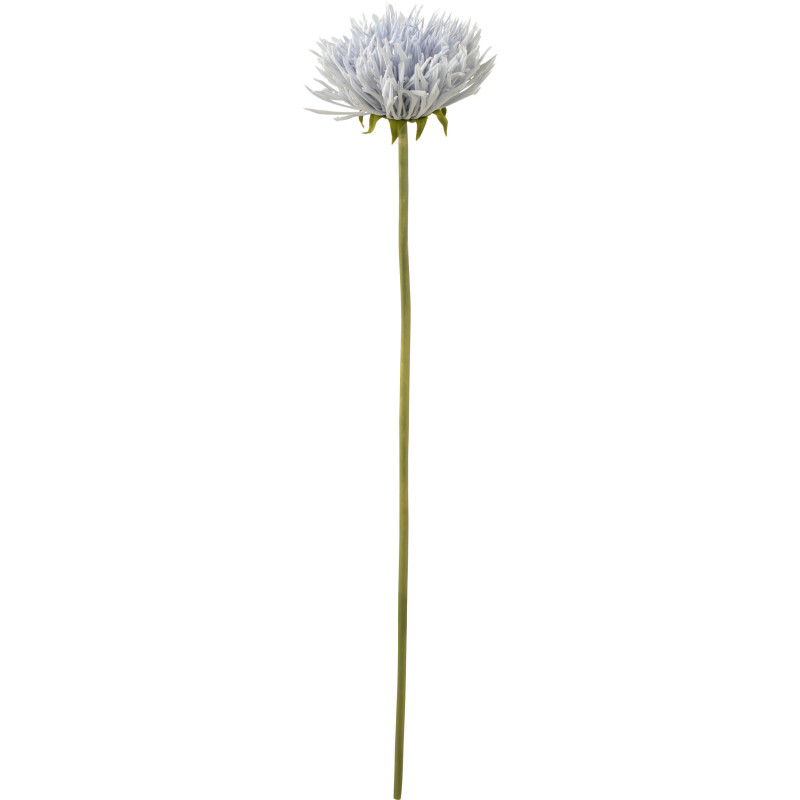 Fleur artificielle XL réaliste Chrysanthème Hauteur 60 cm en Plastique Bleu clair Vert - 1