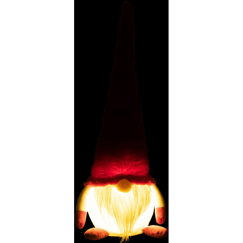 Décoration de Noël Lutin 50 cm en Polyester Rouge Blanc - 3