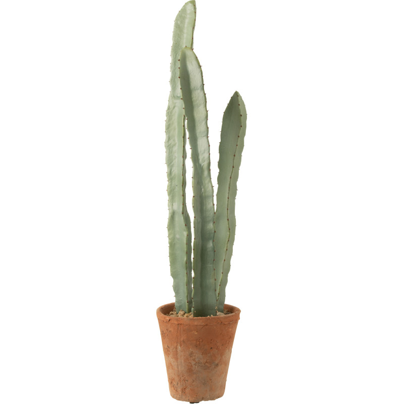Cactus artificiel XXL réaliste Hauteur 80 cm en Plastique Vert - 1