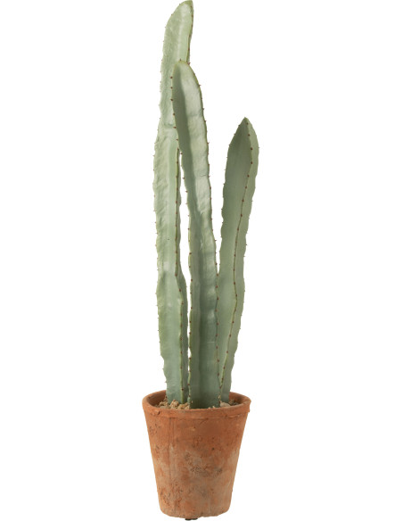 Cactus artificiel XXL réaliste Hauteur 80 cm en Plastique Vert - 1